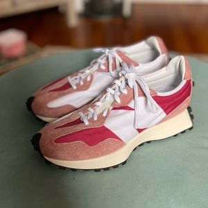 Pink & White New Balance Sneakers Size 8